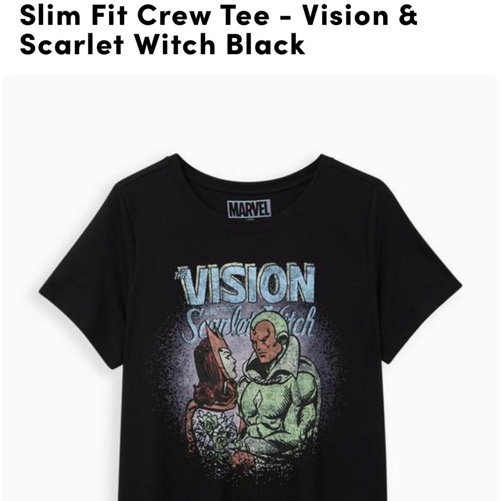 Torrid Vision and Scarlet Witch fitted tee size 1 (XL) Tee Shirt